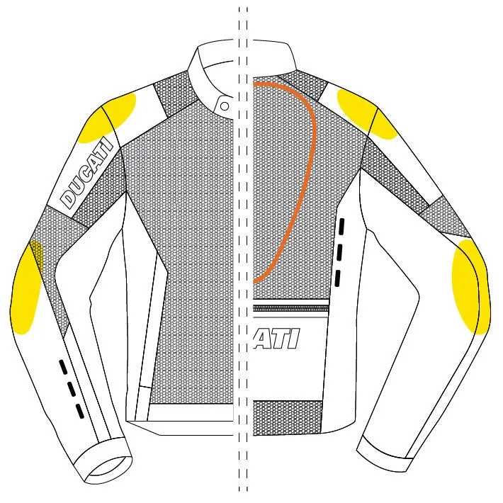 98109261 - Ducati Flow C5 2.0 Mesh Jacket - Men's