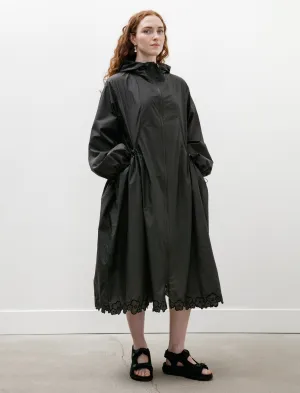 Amos Coat Embroidered Ripstop Black