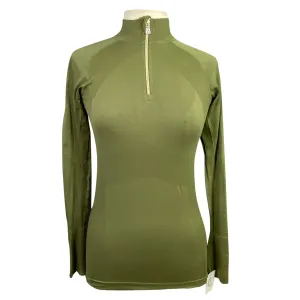 Anique Signature Sun Shirt in Green - Small
