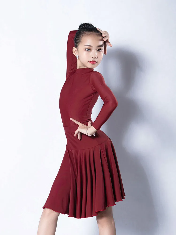 Autumn Professional Long-sleeved Suits Latin Competition Costumes