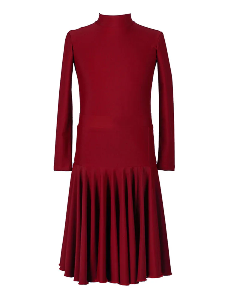 Autumn Professional Long-sleeved Suits Latin Competition Costumes