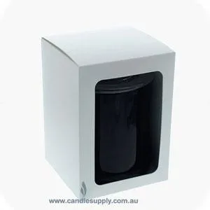 Candela Metro - KNOB Lid - Gift Box - Large - WHITE - WINDOW