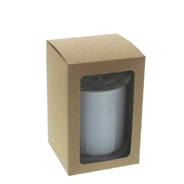 Candela Metro - KNOB Lid - Gift Box - Medium - NATURAL - WINDOW