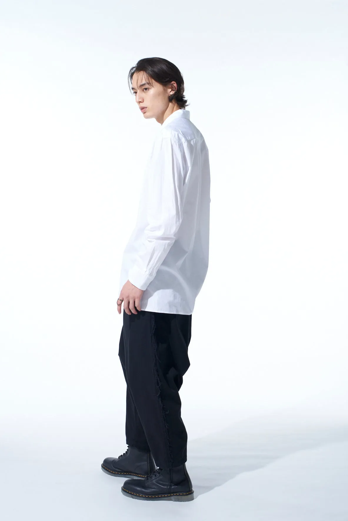 COTTON BROADBlack is modestMESSAGE PRINTED SHIRT