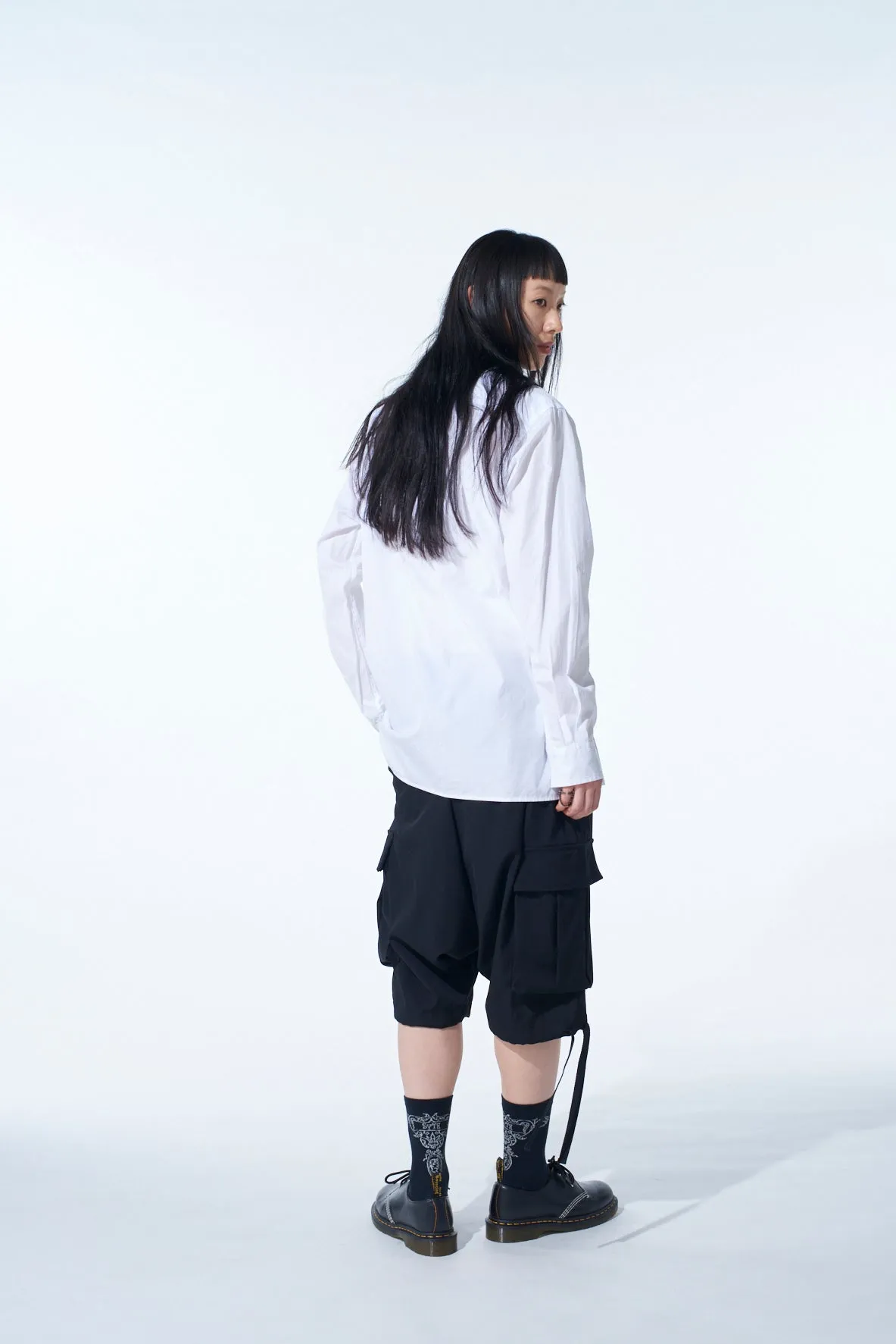 COTTON BROADBlack is modestMESSAGE PRINTED SHIRT
