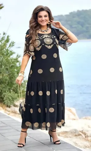 Delphine® | Elegant Mesh Summer Dress