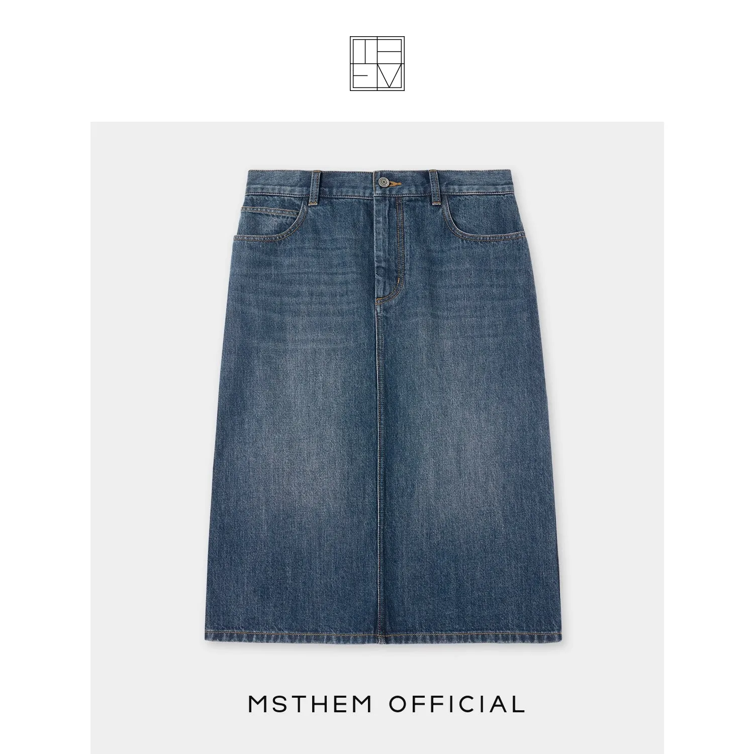 Denim Jacket and Skirt Set