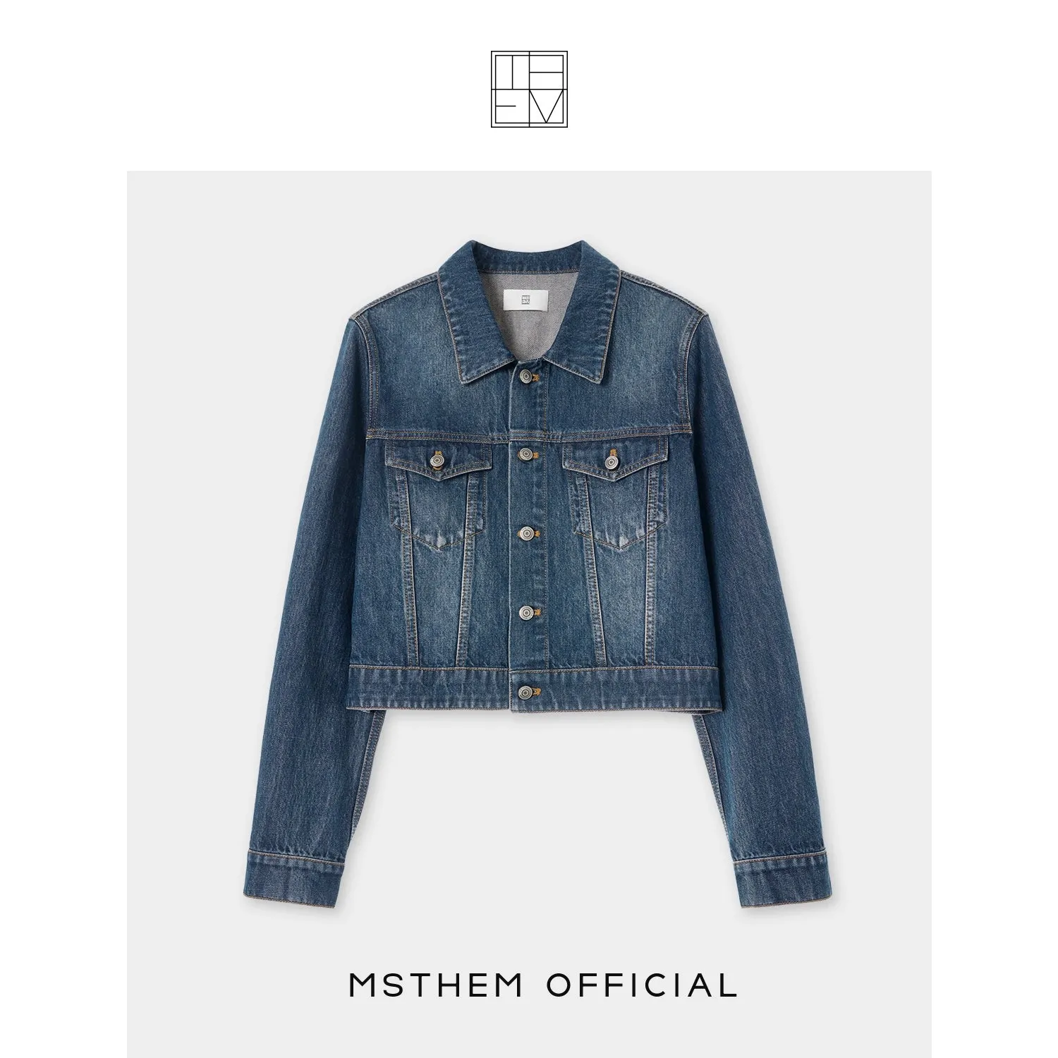 Denim Jacket and Skirt Set
