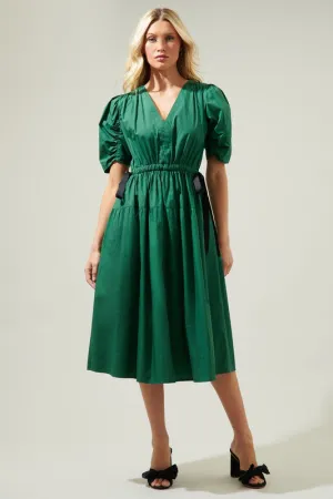 Elegant Emerald Midi
