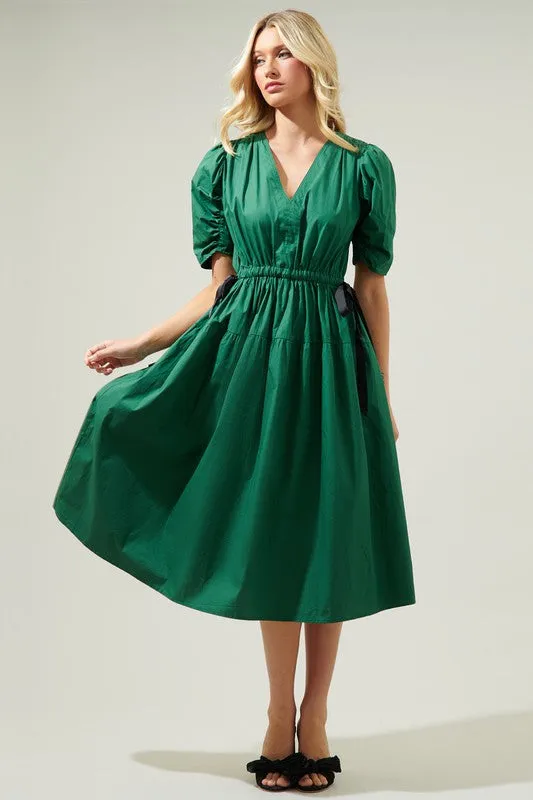 Elegant Emerald Midi