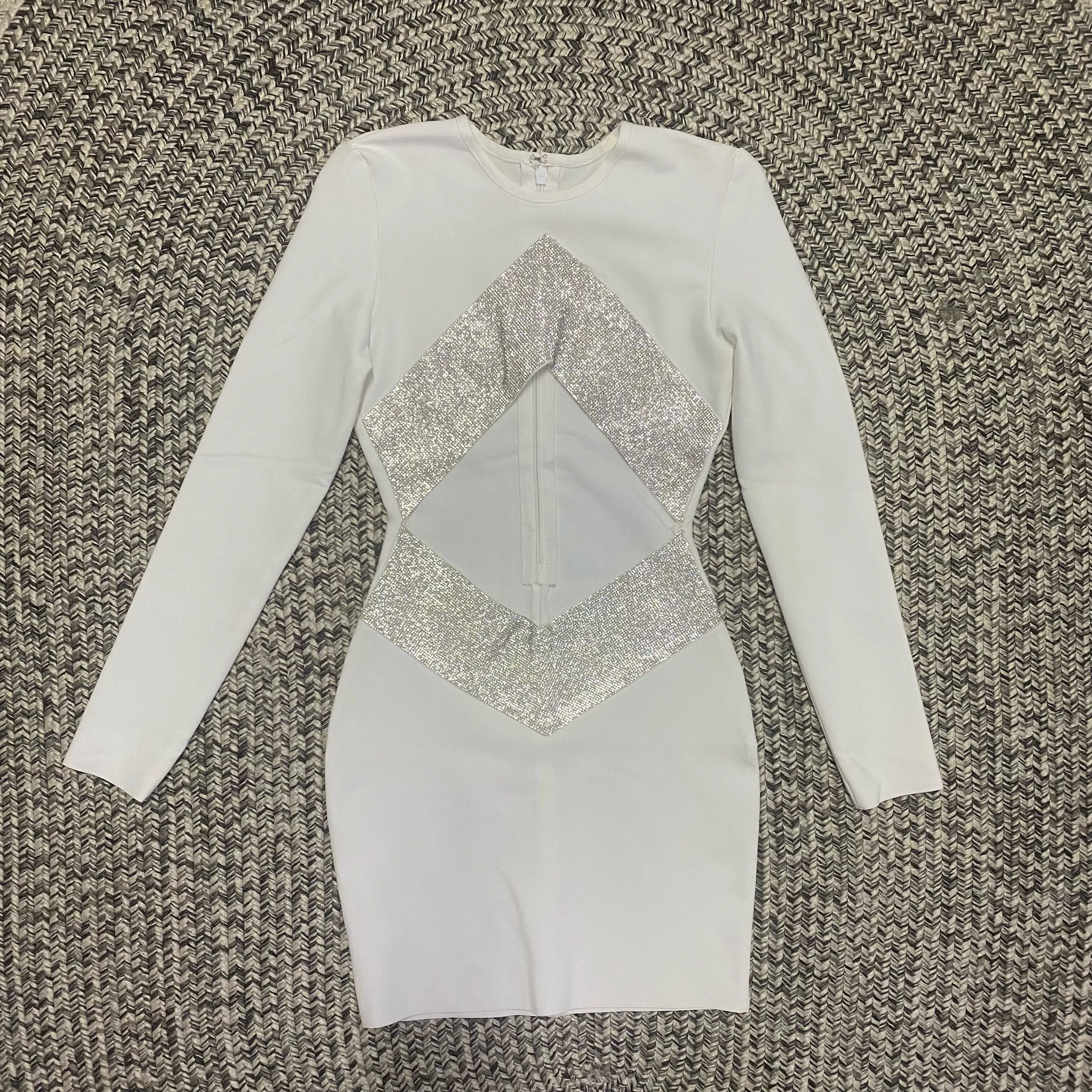 Elegant Long Sleeve Mini Dress