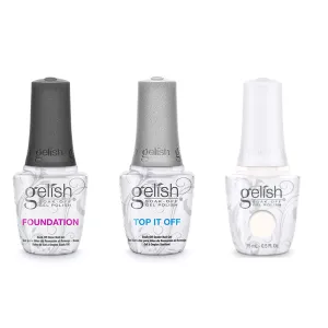 Gelish Combo - Base, Top & Sheek White
