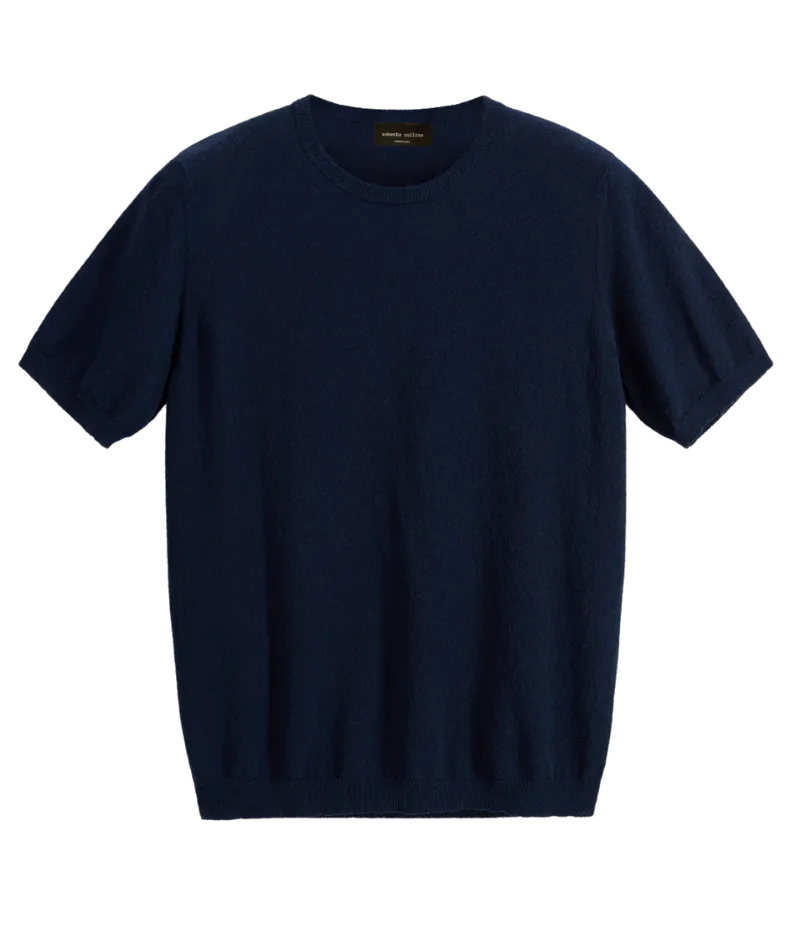 Girocollo Polo in Navy