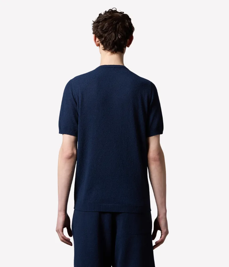 Girocollo Polo in Navy