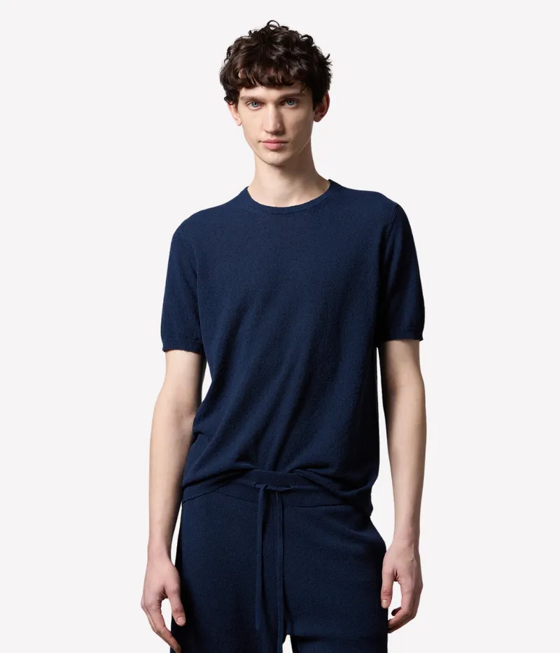 Girocollo Polo in Navy
