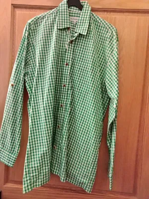 Isar Trachten Checkered Men Trachten Shirt in different colors