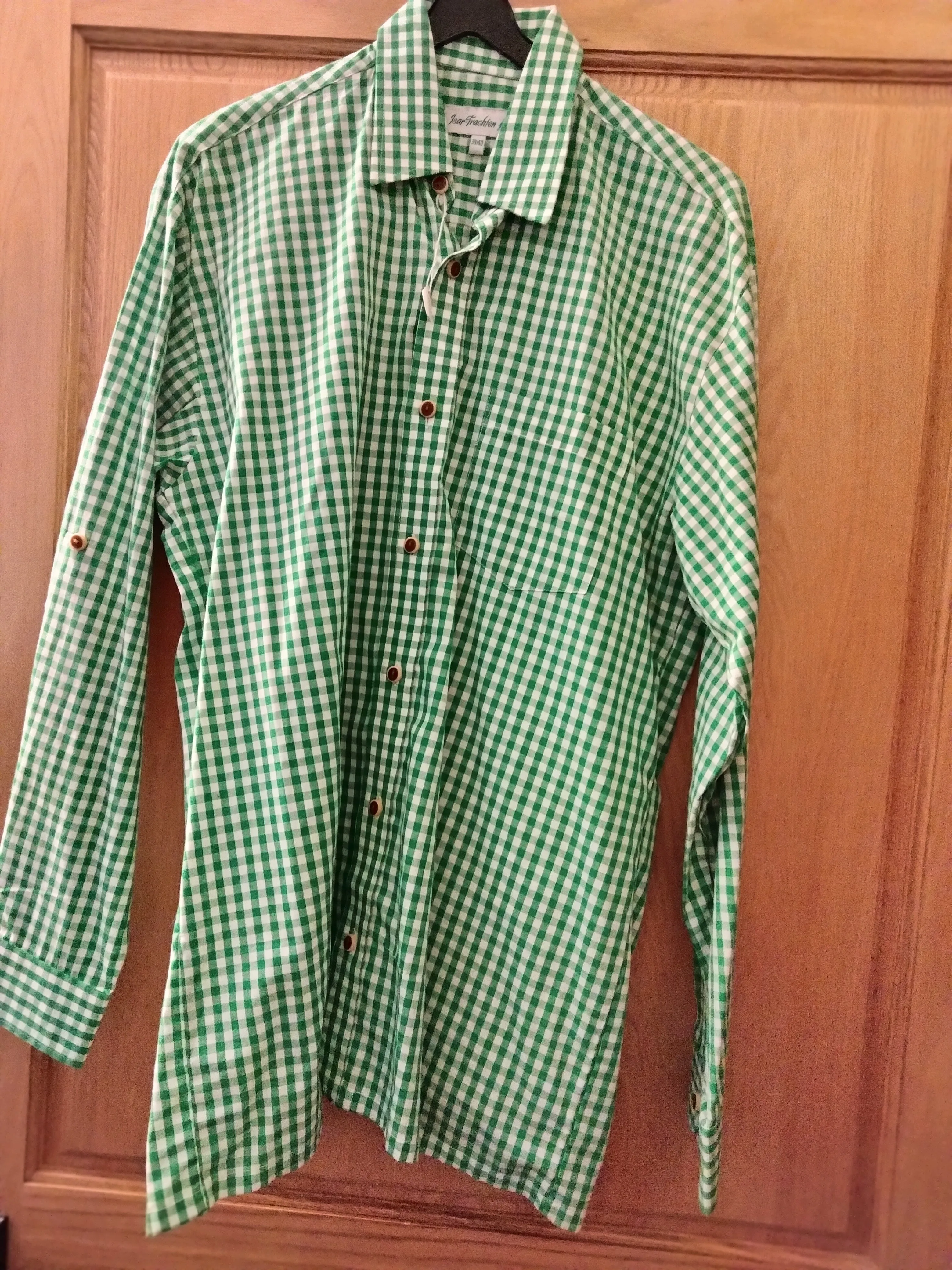 Isar Trachten Checkered Men Trachten Shirt in different colors