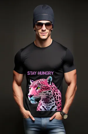 Jaguar Pink Stay Hungry T-Shirts | Grooveman Music