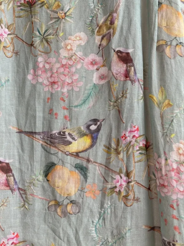 Jiva 50's Dress - Song Bird Print - Ramie