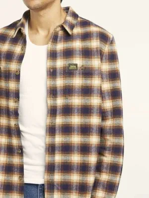 Lee Worker Shirt - Purple Smoke