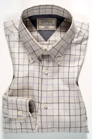 LIMITED EDITION SHIRT LIGHT GREY CHECK