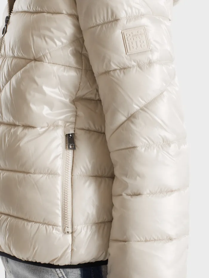 Marc Cain Sports Outdoor Jacket in Soft Moon Rock VS 12.04 W30 COL 117