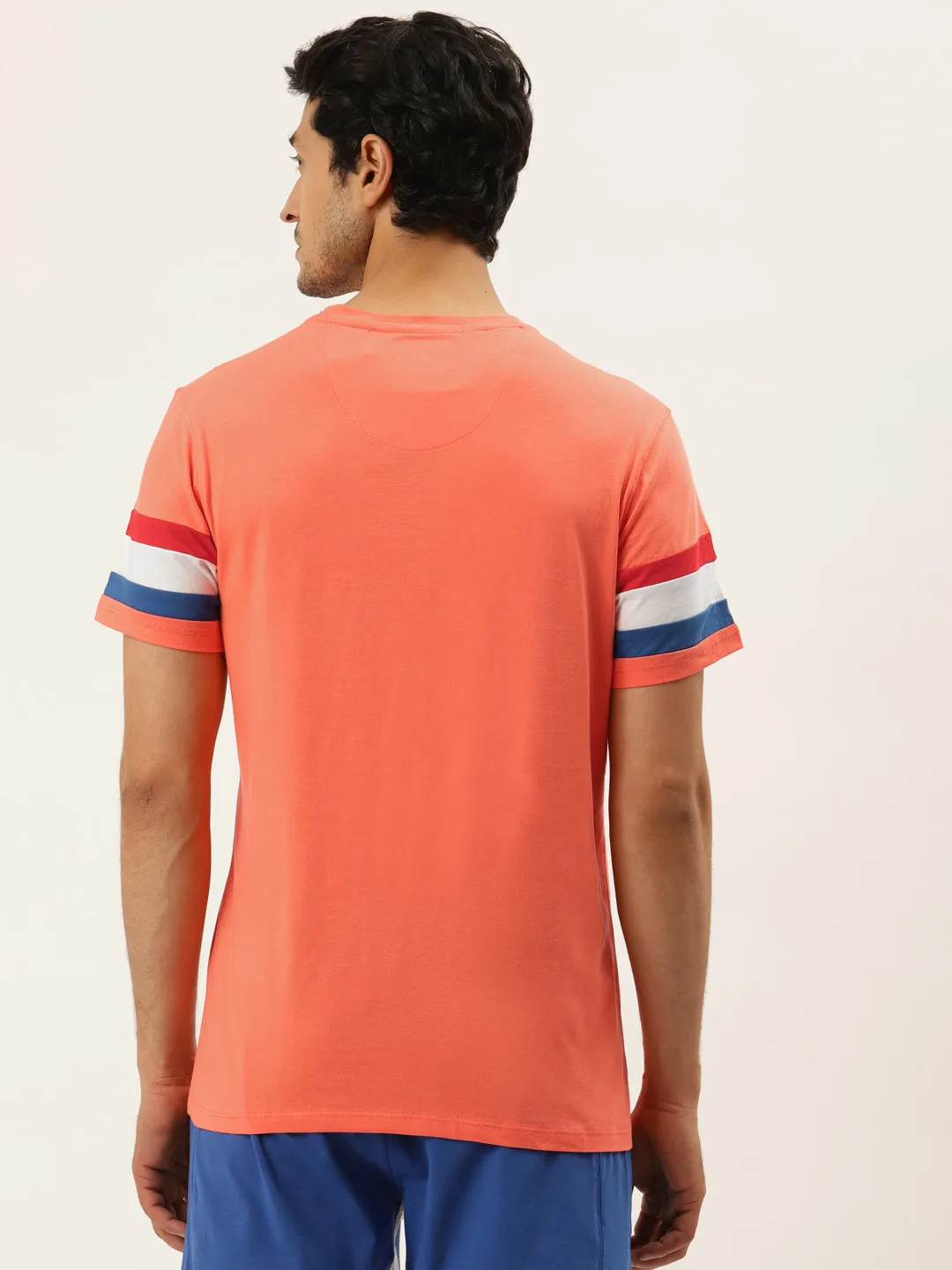 Mens Premium Cotton Printed Half Sleeve Crew Neck T-Shirts