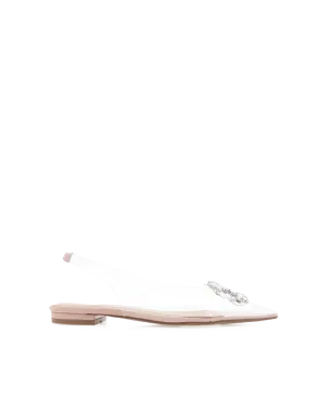 MIREILLE - CLEAR-NUDE DIAMANTE