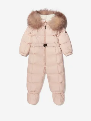 Moncler Enfant Baby Girls Down Padded New Jean Snowsuit