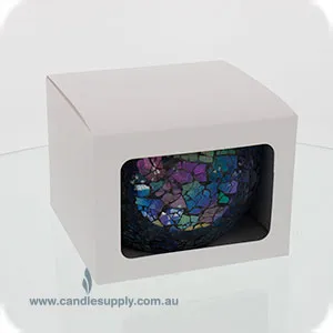 Mosaic - Gift Box - LARGE - WHITE - WINDOW