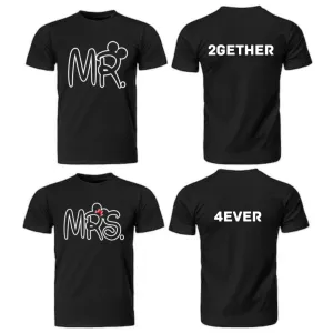 Mr. and Mrs. Couple Shirts (both sides)