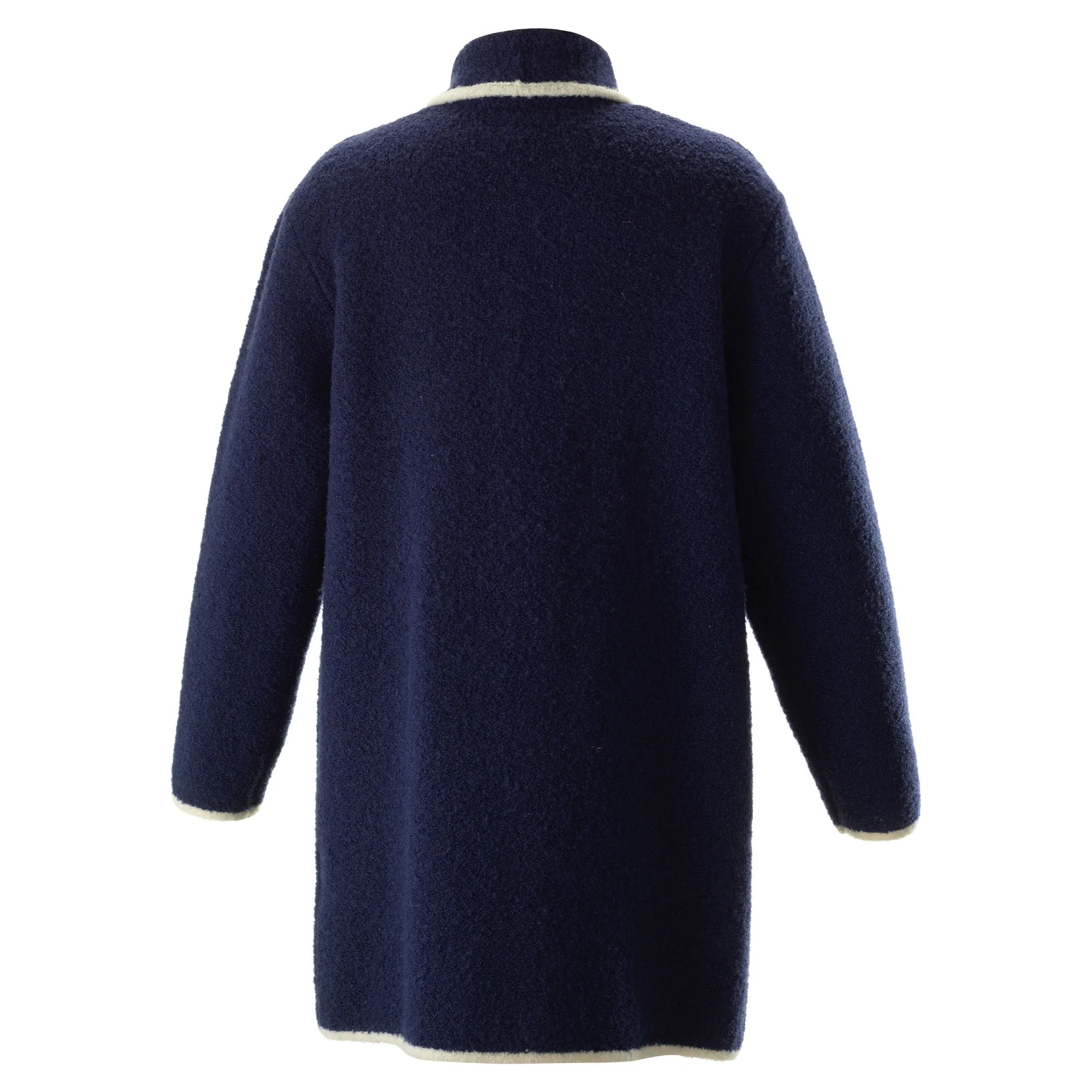 Navy Boucle Sparkle Jacket