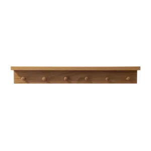 Oak Peg Rail Shelf