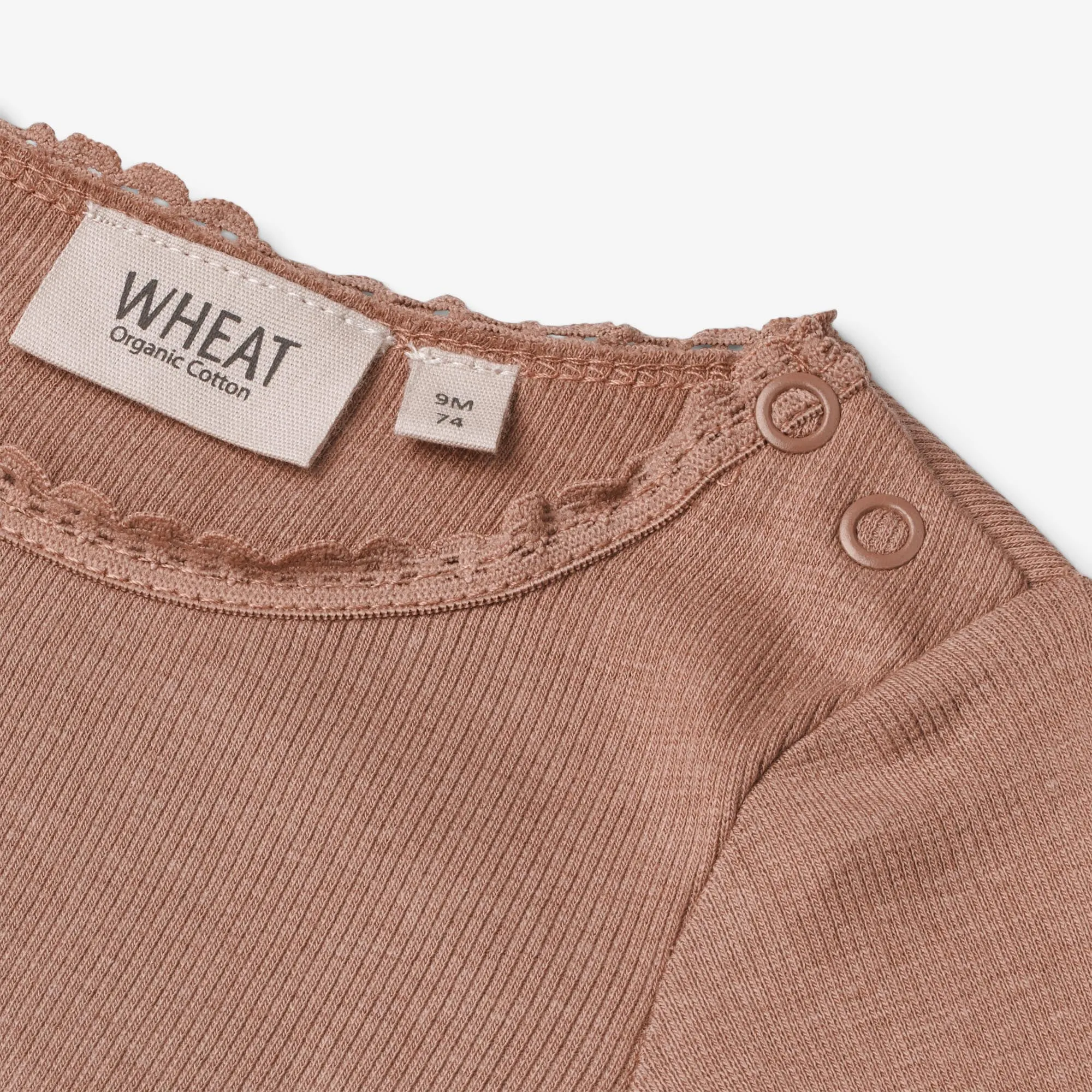Rib T-Shirt Reese | Baby - rose dust