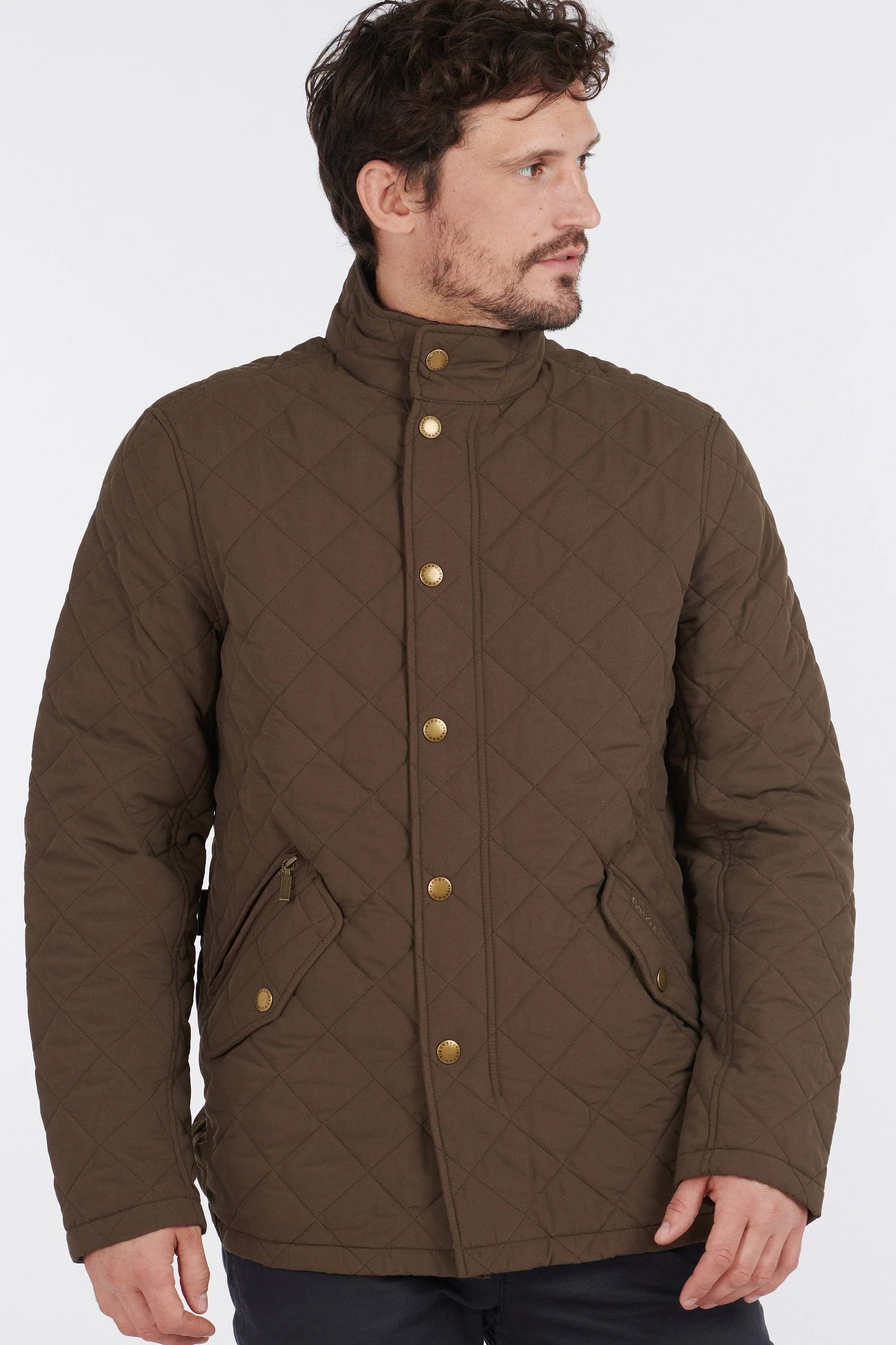 Shoveler Quilted Jacket - Dark Olive