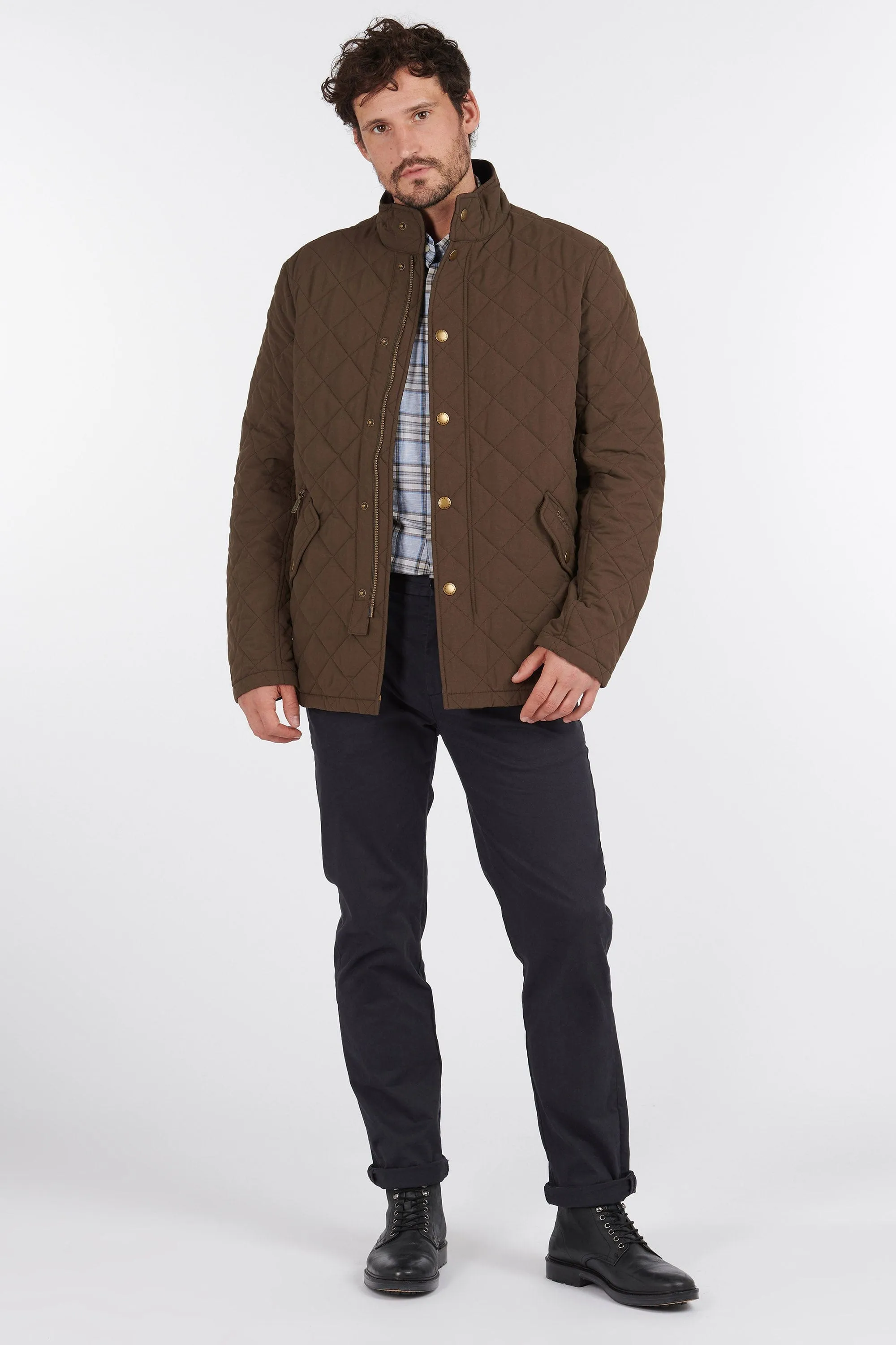 Shoveler Quilted Jacket - Dark Olive