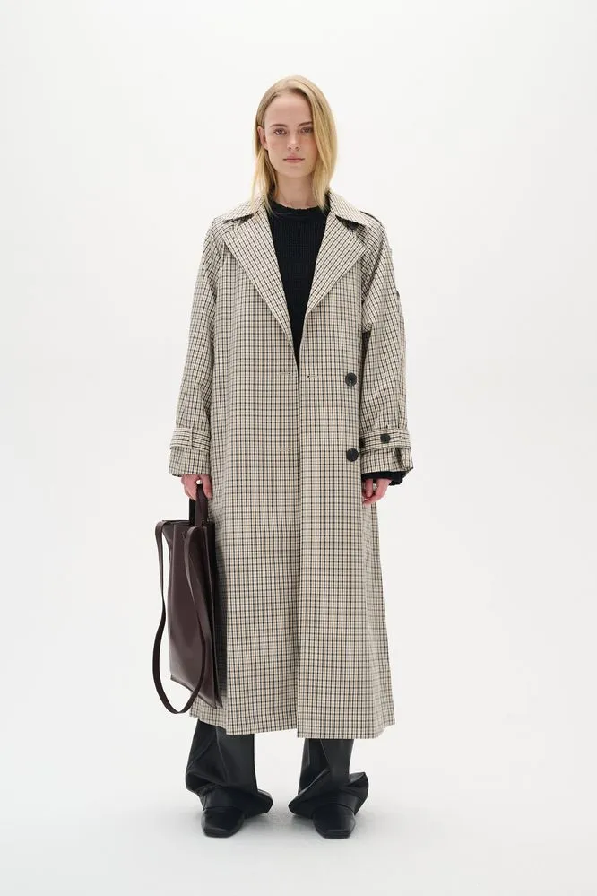 SS25 Inwear Umaya Check Trenchcoat