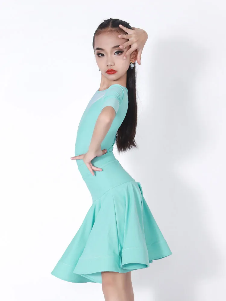 Summer Professional Split Regulation Costumes Latin Dance Suits