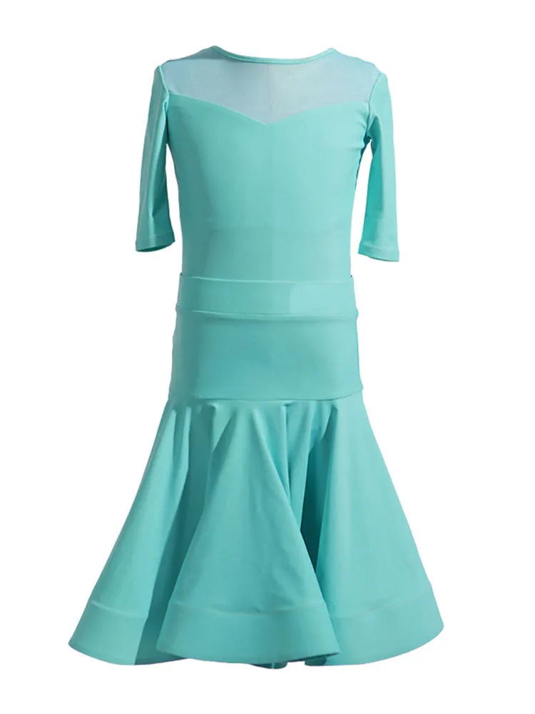 Summer Professional Split Regulation Costumes Latin Dance Suits