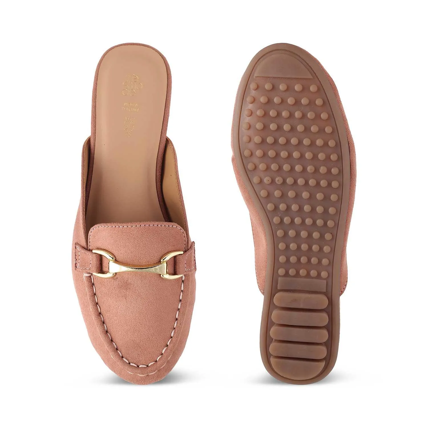 The Mlip Pink Women's Dress Mules Tresmode