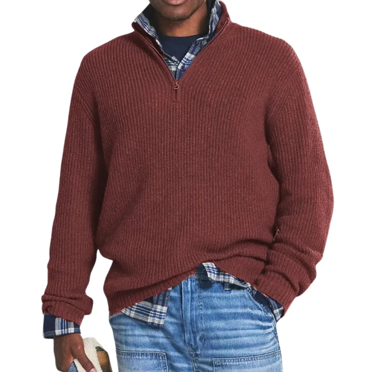 Thomas™️ | Quarter-zip Jumper