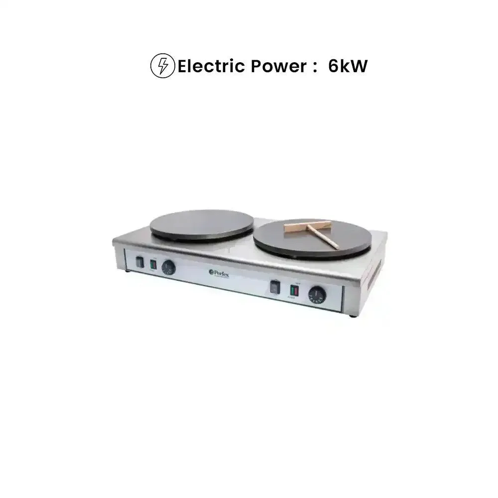THS ECM-2  Double Head Crepe Maker 2 x 3 kW 90 x 50 x 18 cm