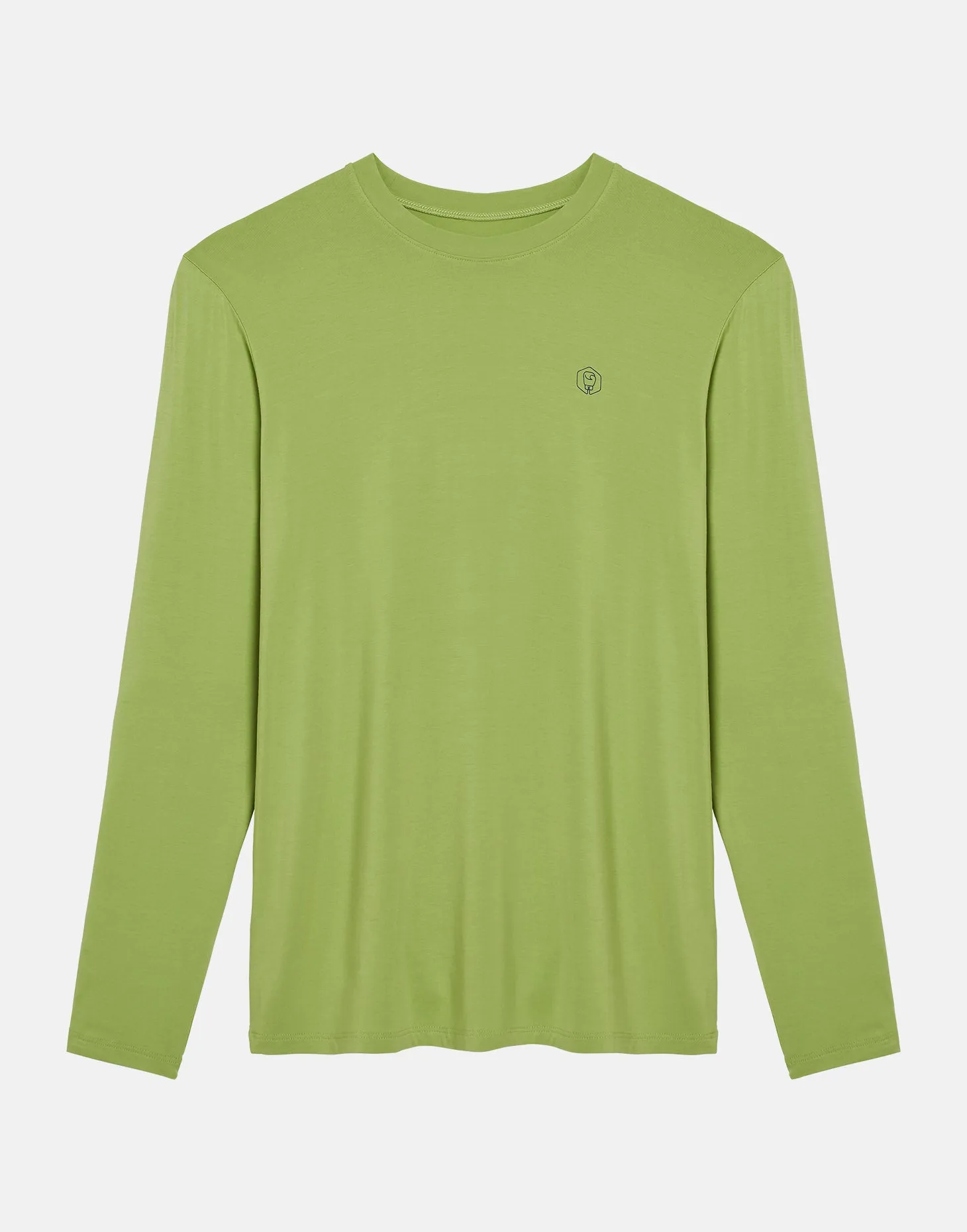 Two-pack Men's Bamboo Long Sleeve T-Shirts – Tarragon & Navy