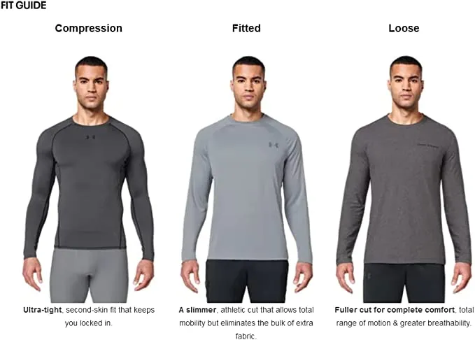 Under Armour Men's Ua Tac Tech Ls T Sports T-Shirt Made with Anti-Odour Technology, Gym Clothes with a Comfortable Fit Comfortable Fit
