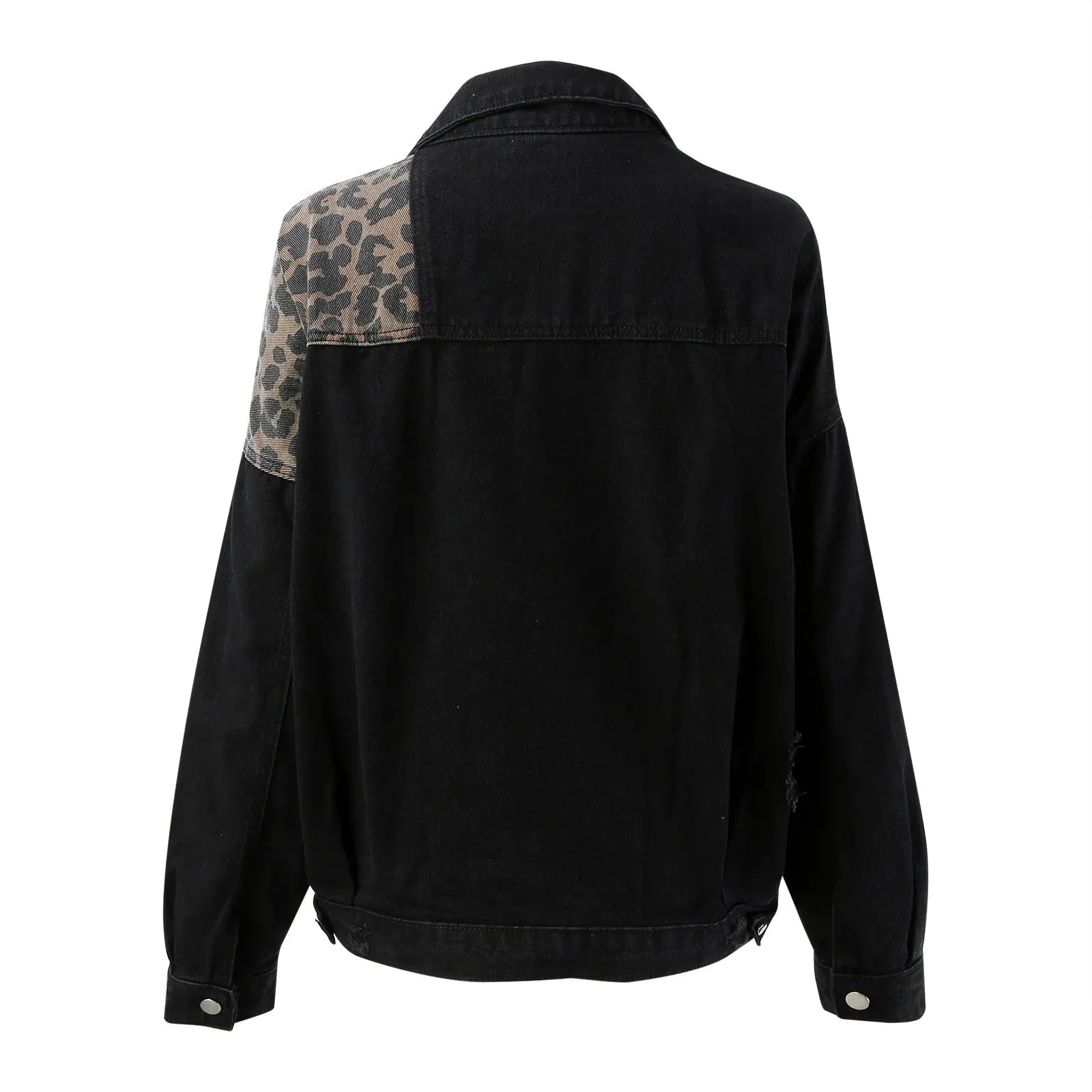 Vita Leopard Denim Jacket