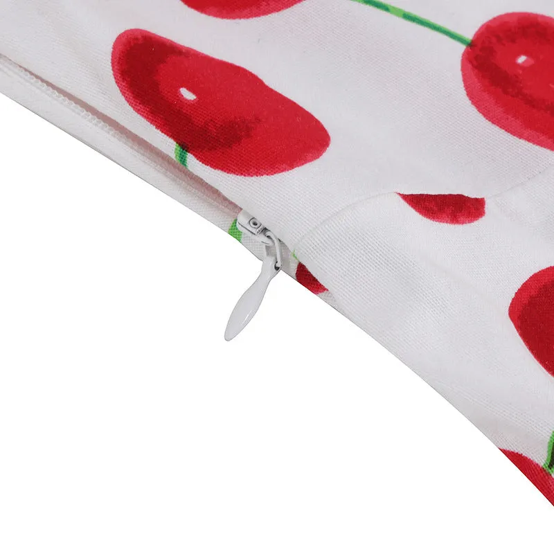 Women's Clothing Retro Printing Short-sleeved Floral Dress New Women's Clothing