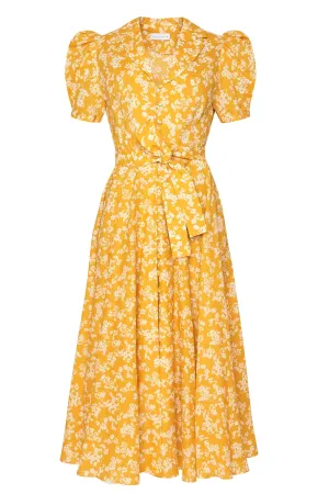Zelma Yellow Cotton Dress