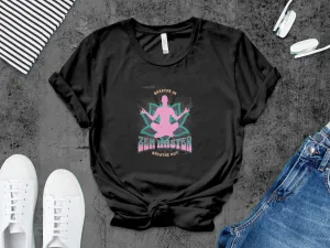 Zen Master Meditation Yoga T-Shirt, Breathe In Breathe Out Spiritual Tee, Unisex Mindfulness Shirt, Casual Comfortable Apparel